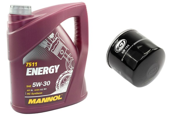 MotoröL ÖLfilter SM165 Set 5W30 4 Liter FüR Suzuki Alto Swift Grand Vitara-image