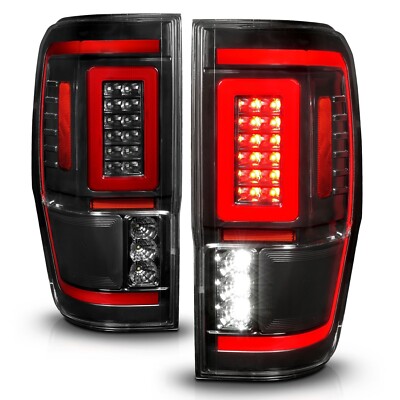 Anzo 311446 Black Clear LED Taillights for 2019-2023 USA Version