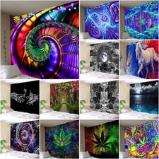 Large Tapestry Colorful Scenery Wall Hanging Bedspread Throw Blanket Tablecloth
