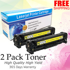 2 PK CRG131 YELLOW Toner 6269B001AA For Canon 131 LBP-7110CW MF8280CW MF624Cw