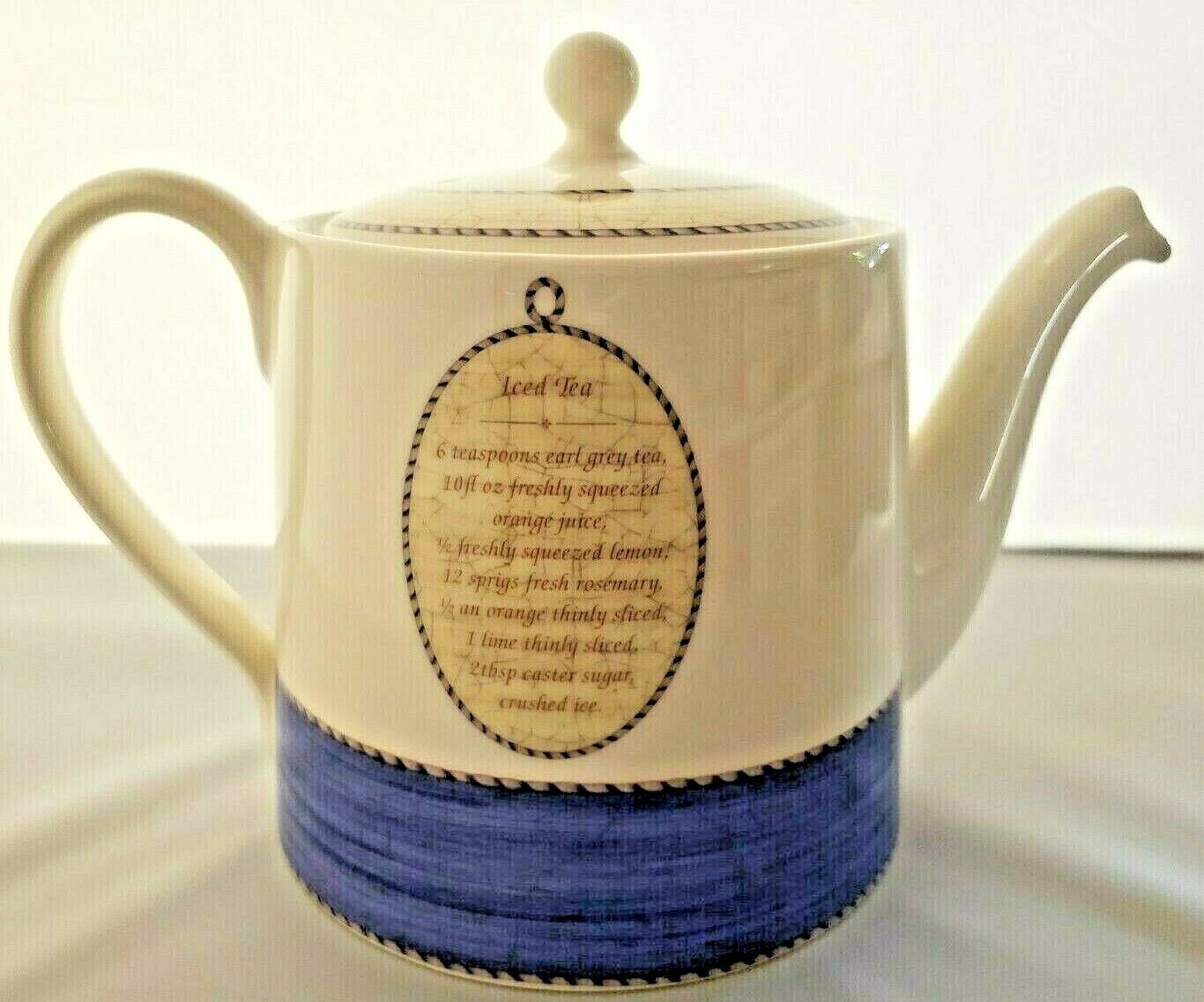 NWT!!!! 198.0 Wedgewood Sarah's Garden 5 Cup Teapot & Lid Made in