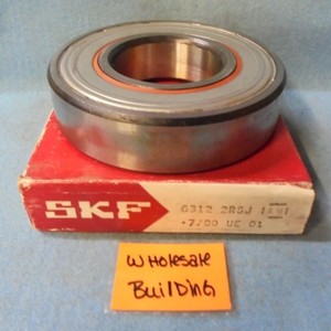 60 X 130 X 31 MM SKF 6312-2RSJEM RADIAL DEEP GROOVE BALL BEARING 6312 C3