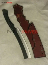 15" Premium Hand Forged Carbon Steel Hunting Full Tang Viking Style Knife