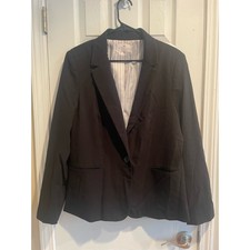 Chaus Black Lined Women's Blazer, Dress Jacket, Size Medium, B86, $47