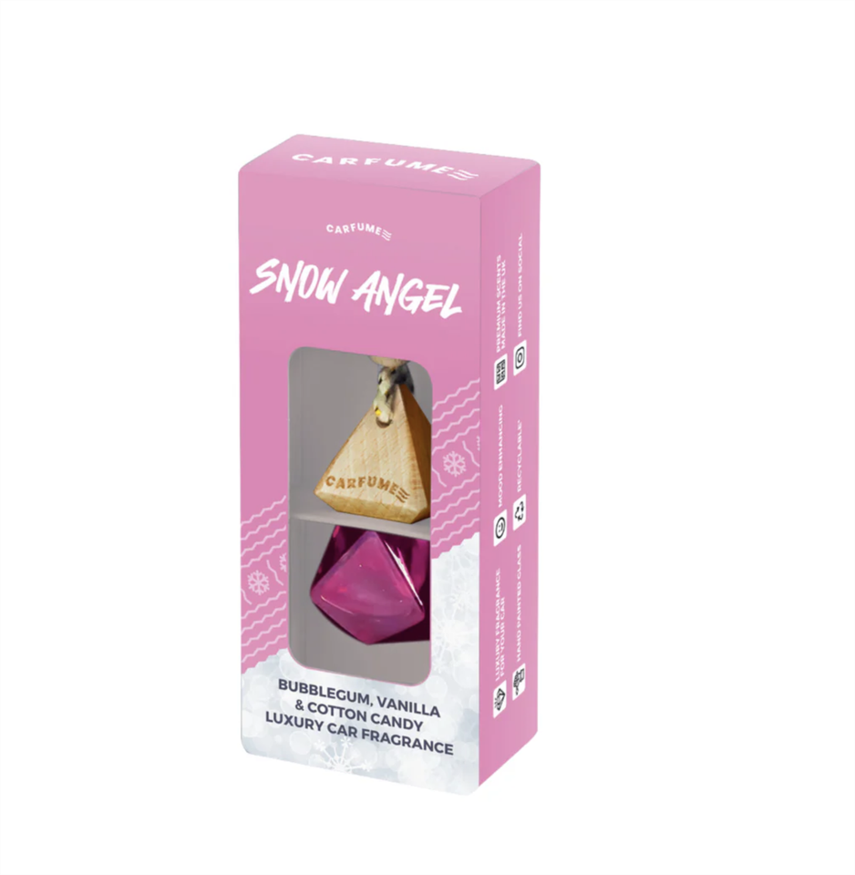 Car Fume Diffuser & Spray Can Snow Angel Fragrance Air Freshener For