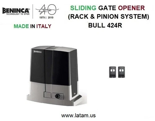 BENINCA SLIDING GATE ELECTRIC MOTOR DRIVEWAY OPENER OPERATOR BULL424R