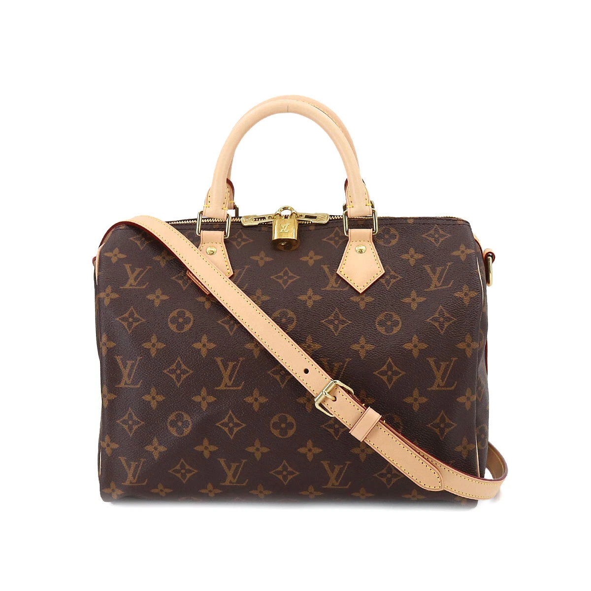 Louis Vuitton Speedy 30 Bandouliere Monogram Canvas Bag