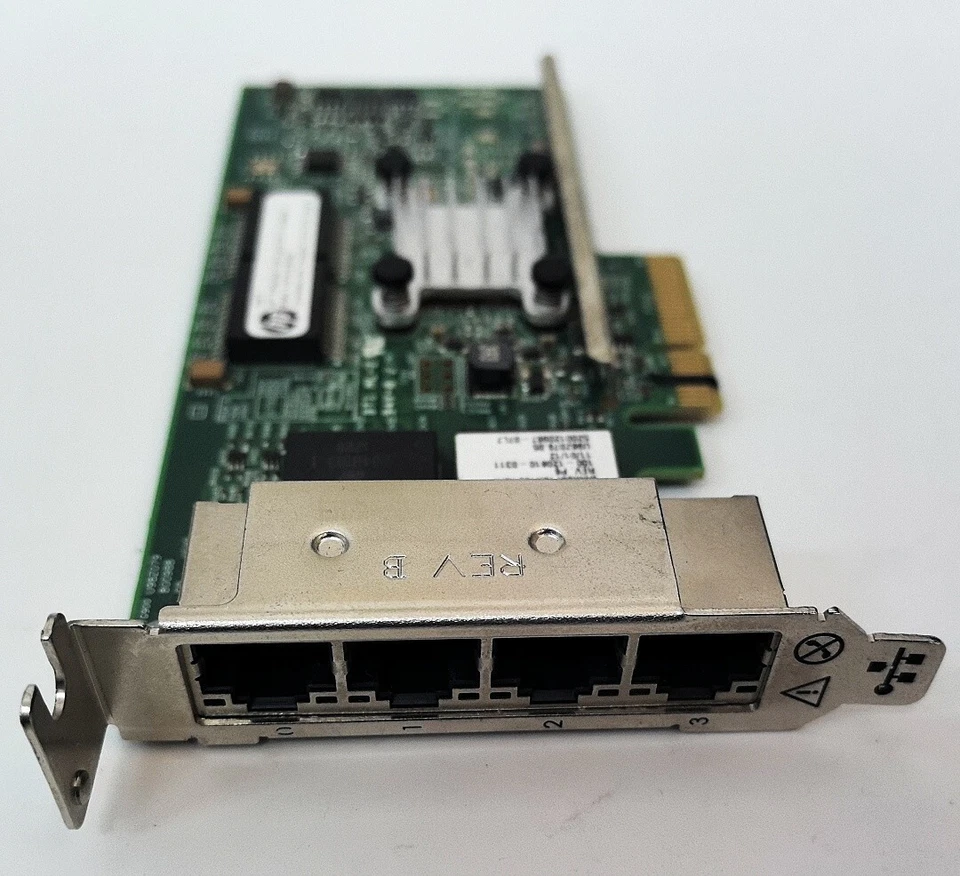 HP 331T 1Gb 4 Port Ethernet Adapter 647594-B21 649871-001 647592-001 - Image 3 of 4
