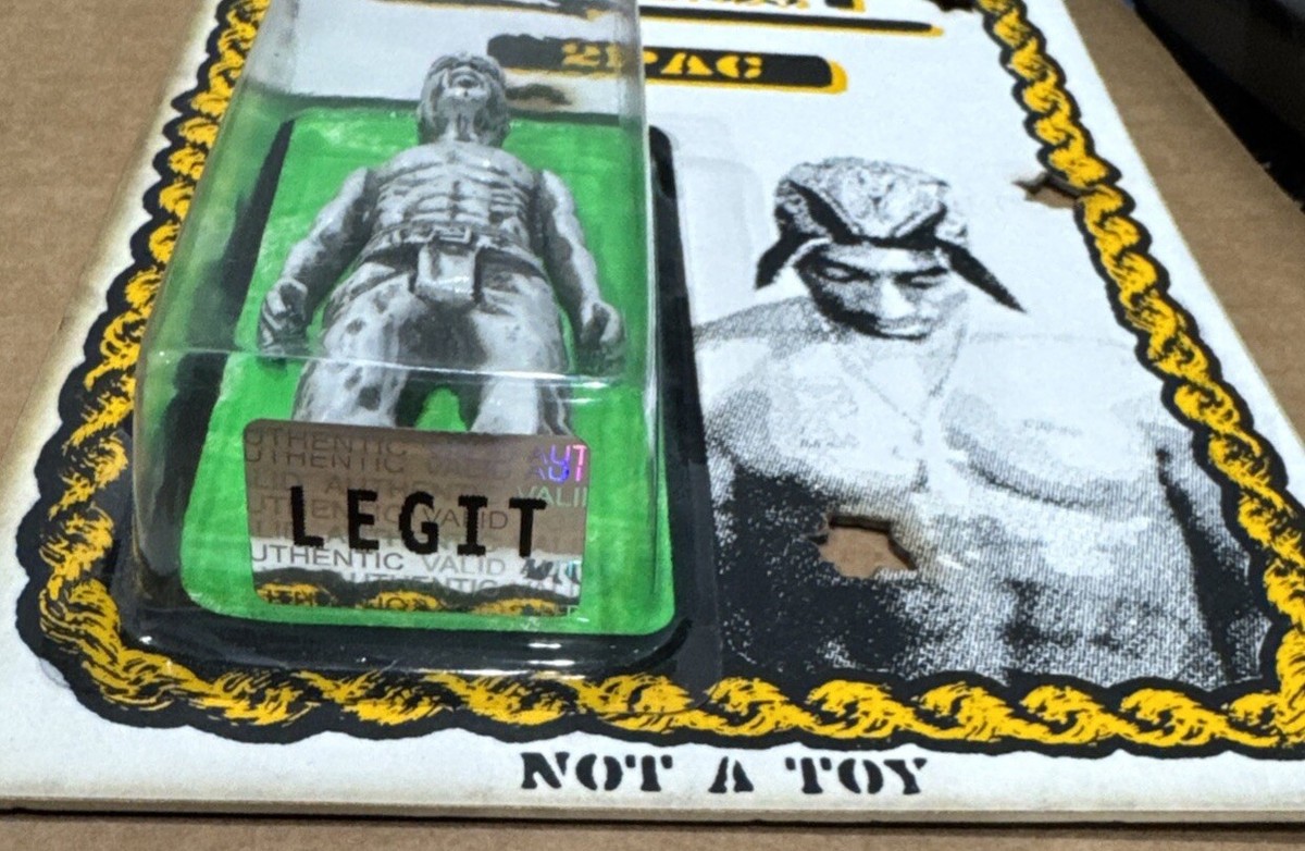 RYCA Hip Hop Legends 2Pac Tupac Action Figure RARE WHITE VERSION