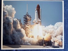 NASA Space Shuttle STS-30 Official NASA Launch Photo Atlantis 