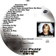 CUSTOM KARAOKE TOM PETTY 21 GREAT SONG cdg CD G RARE  NUMBER ONE HITS REFUGEE 