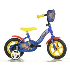 Bicicletta 10 Pollici Sam il Pompiere 2 3 4 anni Pedali Bici con Rotelle Bimbo