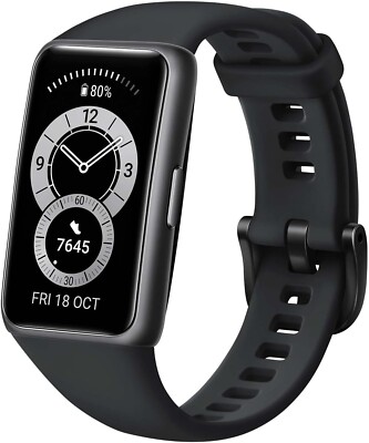 Huawei Band 6 Aktivitäts-Tracker - Graphite Black Top zustand 