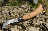 Opinel Pilzmesser Schwammerlmesser Sandvik-Stahl Buchenholz Wildschweinborsten