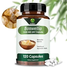 120pcs Boswellia 1200mg - Pain Relief and Support Optimal Muscle, Joint Health