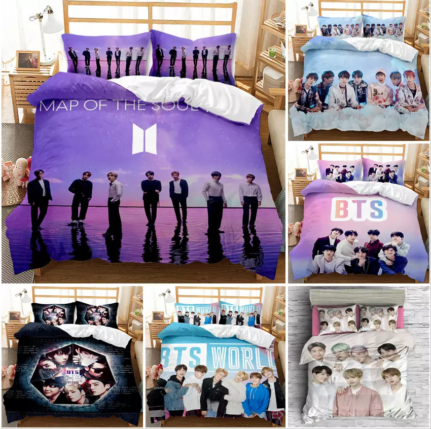 BTS MERCH SHOP, 1PC Bedding Square Pillow (9 Styles)