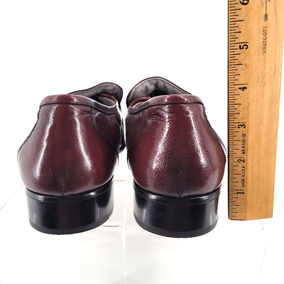 Vtg New Jarman Men Dress Shoes with Tassel Kidskin Uppers  display picture 2