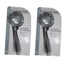 2-PACK Glacier Bay 1-Spray Wall Mount Handheld Shower Head 1.8 GPM in Chrome