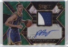2022-23 Select Rookie Jersey Green Wave Prizm 14/25 Patrick Baldwin Jr Auto jt7