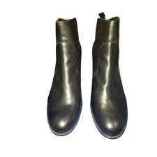 Stuart Weitzman Black Leather Boots ROMITA  Ankle Boots NEW  Size 9