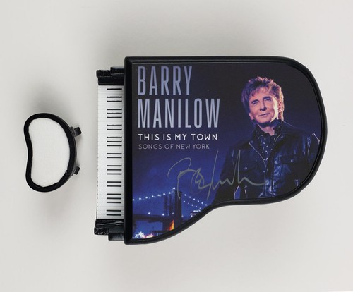 Barry Manilow Autographed Signed Mini Piano This Is My Town Songs New York ACOA