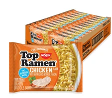 Nissin Top Ramen Noodle Soup, Chicken, 3 Ounce (Pack of 24) Free Shipping