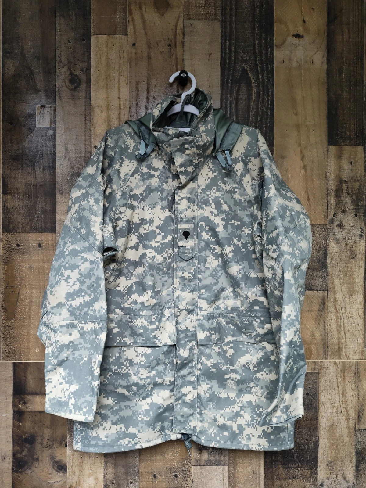 Men’s Tactical Parka Digital Camo Small Regular Gore-Seam Waterproof