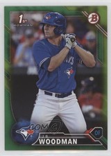 2016 Bowman Draft Draft Picks Green 33/99 JB Woodman #BD-88 1u6
