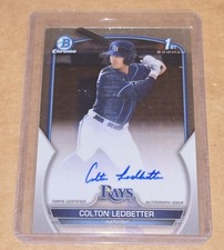 Colton Ledbetter 2023 Bowman Draft Chrome Auto #CDA-CL