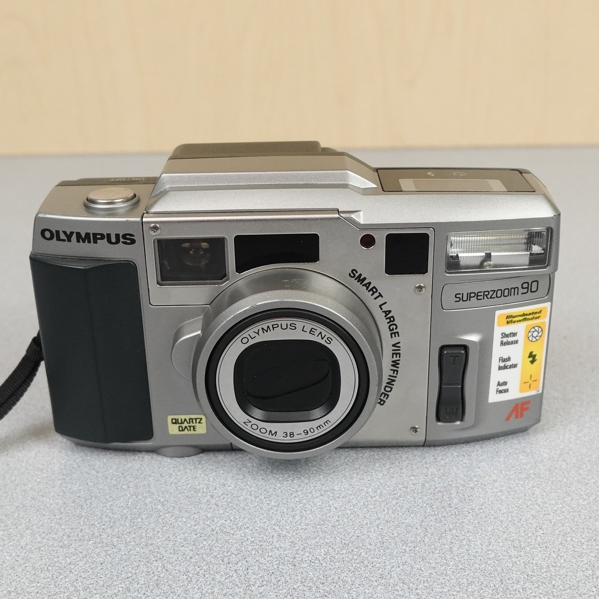Vintage Olympus Superzoom 90 35mm Film Camera Point Shoot Zoom FOR
