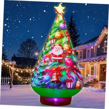 8.8 FT Christmas Inflatables Tree Built-in 360  Rotating Colorful LEDs 