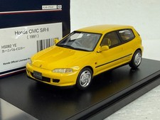 Hi Story HS082YE Honda Civic SiR-II EG6 (1991) resin 1:43 scale model car