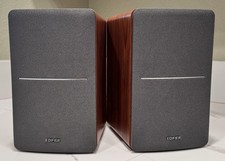 Edifier R1280T Powered 2.0 Bookshelf Speakers Dual RCA Inputs Wood Finish - Mint