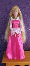 Rare 17" Singing Sleeping Beauty Disney Store.