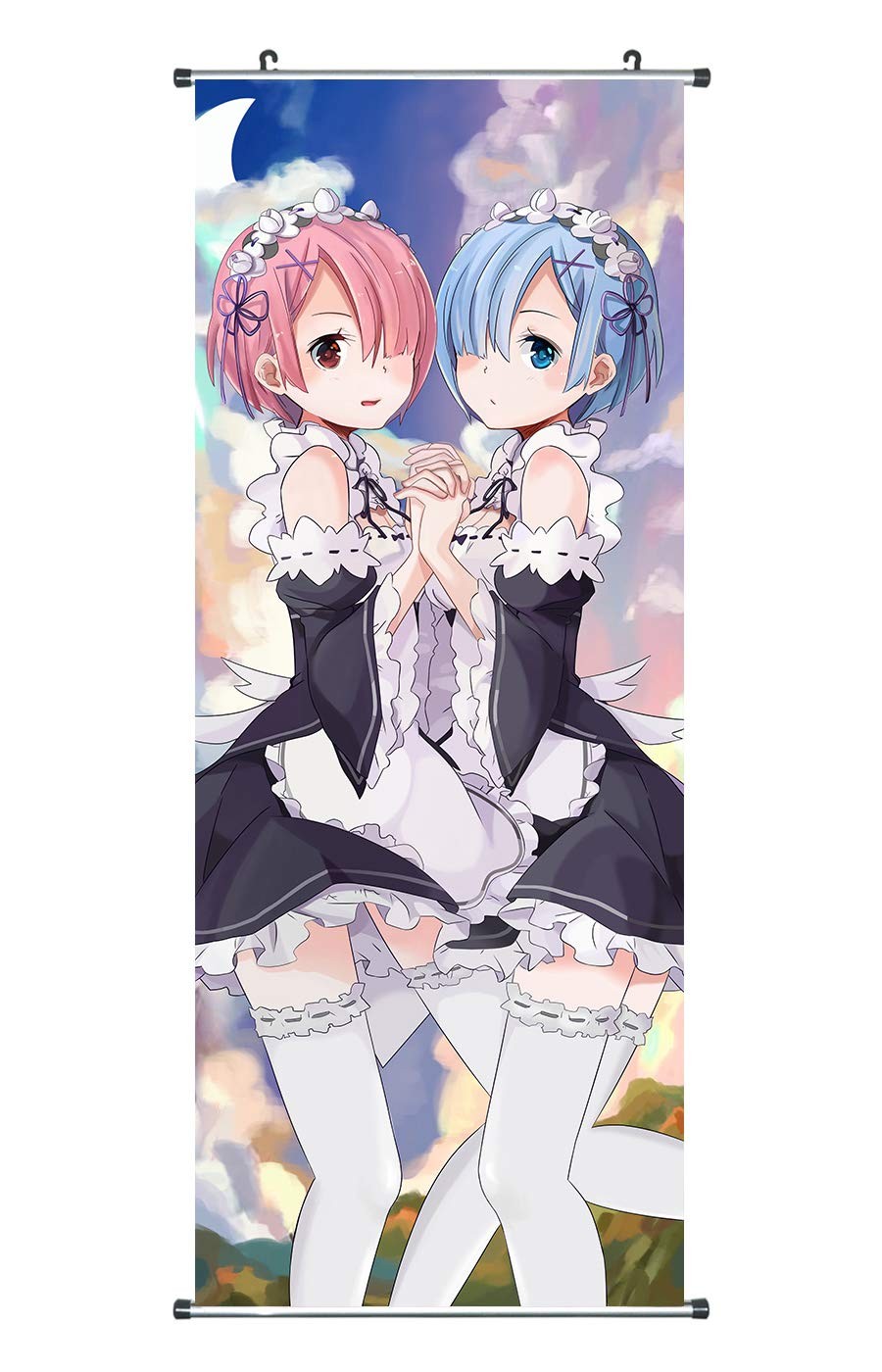 Kakemono Re: Zero de 100x40cm | Créez une ambiance otaku nocturne dans votre setup gaming en tissu