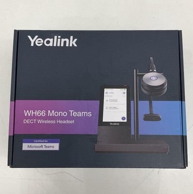 Yealink WH66 DECT Wireless Headset New - Teams Certified