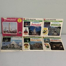 Lot Of 6 GAF Walt Disneyworld Disneyland Viewmaster 18 Reels