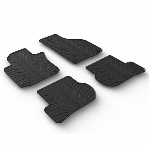 Gummi-FußMatten Skoda Octavia Ii. 2004-2013 Gledring Passgenau Auto Set-image