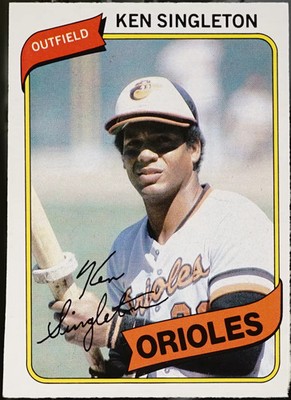 1980 O-Pee-Chee Baseball Ken Singleton #178 EX