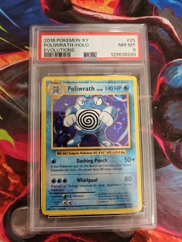 Poliwrath graded PSA 8 for sale on eBay