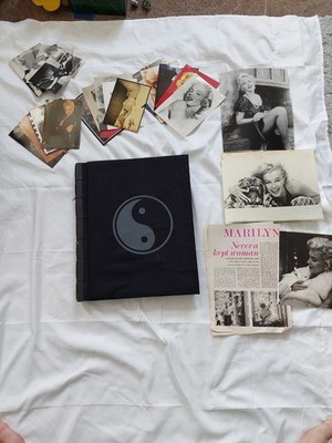 Vintage Postkartenmappe voll oder Vintage Marilyn Monroe Postkarten Sammlung selten