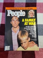 People Magazine Sept 7 1987 A Family At War Mark Harmon, Ricky & Kris Nelson Ln