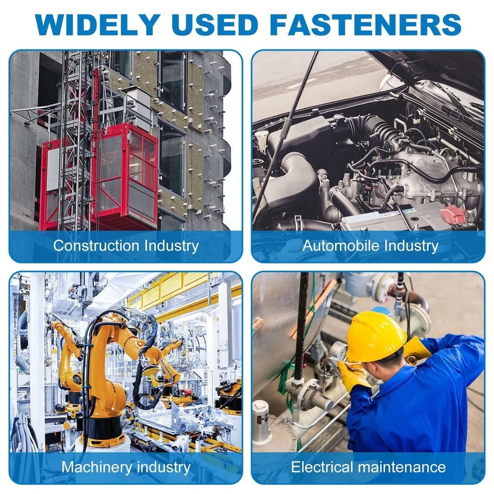 420Pcs/Box Cotter Pin Assortment Kit Split Pin Fastener Clips Set ...