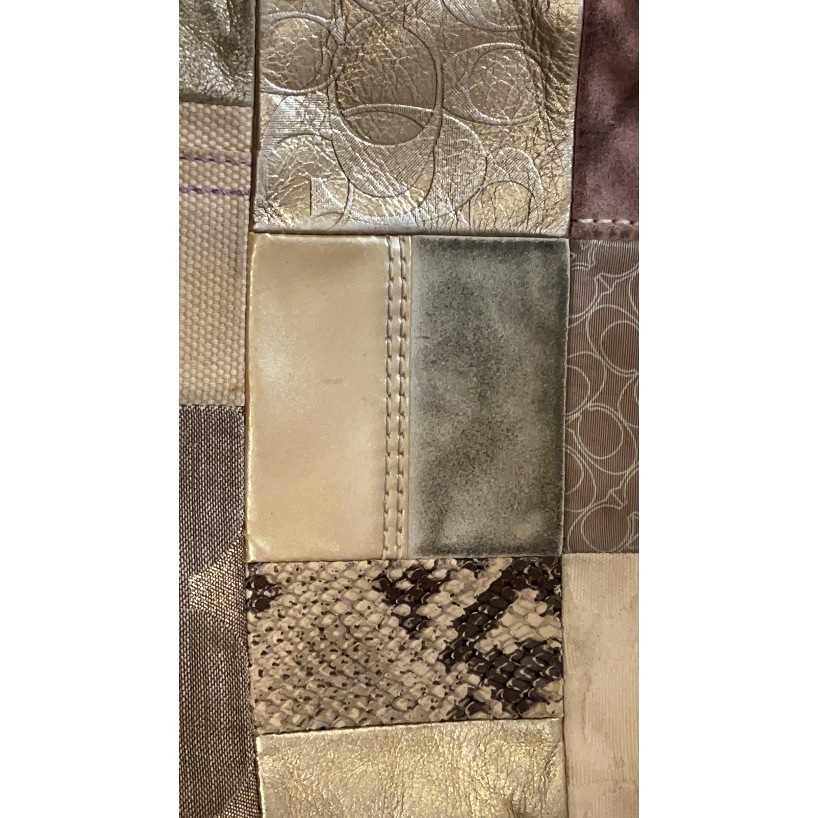 Coach No. B063-10006 Patchwork Style Crossbody Ba… - image 10