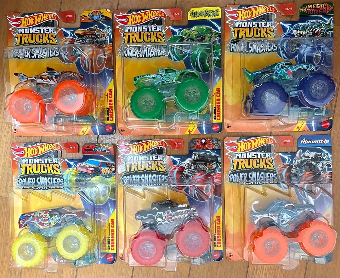 Hot Wheels Monster Truck Set of 6