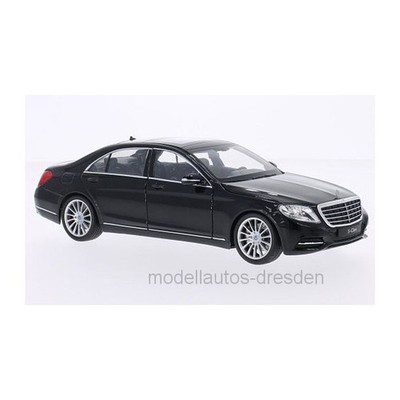 Welly 24051 Mercedes Benz S-Klasse (W222) schwarz Maßstab 1:24 Modellauto