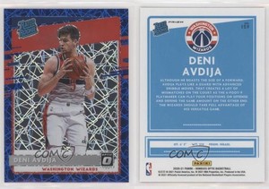 2020 Panini Donruss Optic Rated Blue Velocity Prizm Deni Avdija #159 Rookie RC