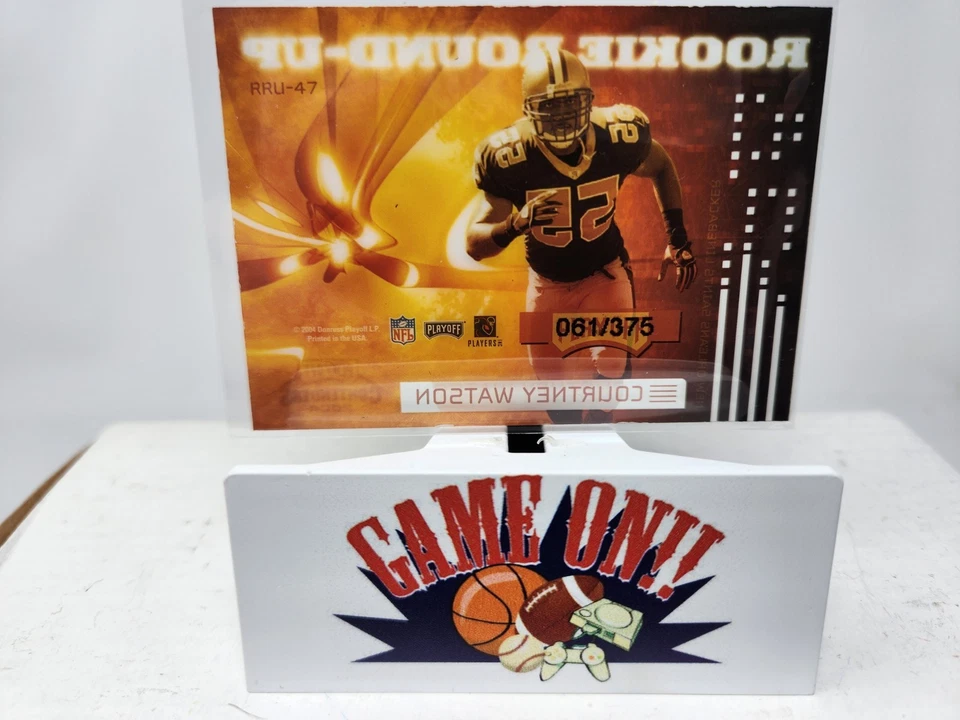 2004 Playoff Contenders #RRu-47 Courtney Watson Rookie Round-up RC #ed /375 - Image 2 of 2