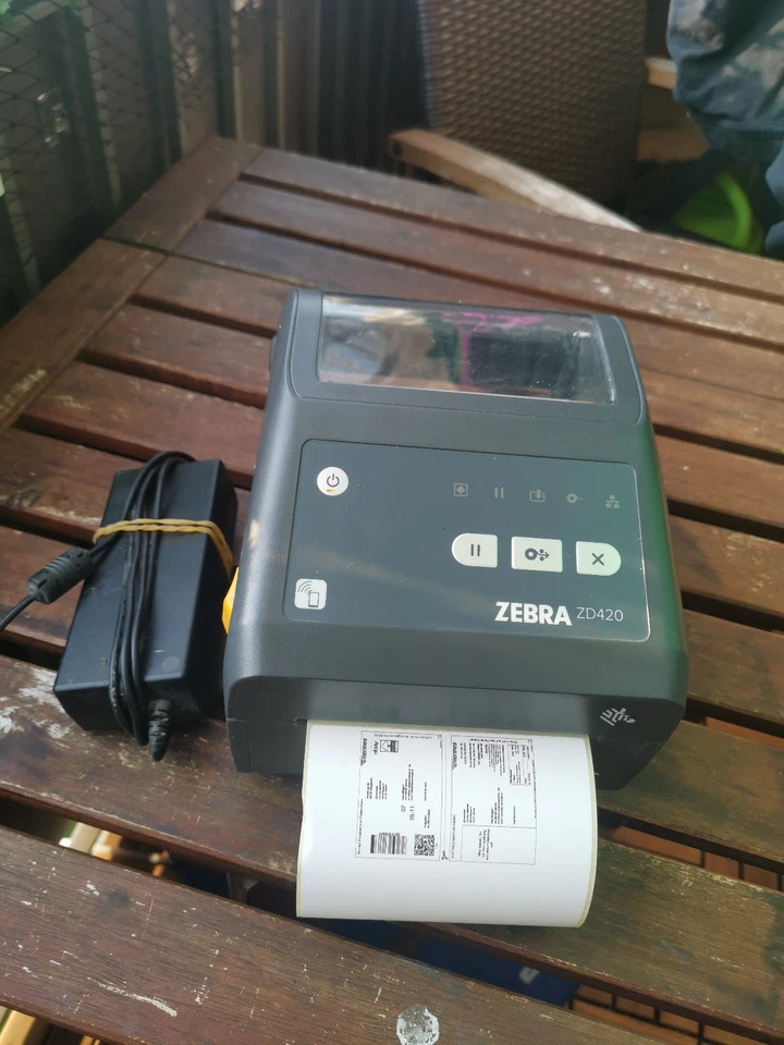 Zebra ZD 420 WLAN USB ThermodruckerUSB Etikettendrucker in gutem Zustand - Bild 2 von 4
