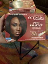 SoftSheen CarSon Optimum Salon Defy Breakage No-Lye Hair Relaxer Kit, (REGULAR)